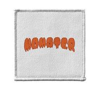 Toppa termoadesiva da indossare 7 x 7 cm, motivo: Momster Mamma Madre Halloween Paura Horror - Patch da stirare per riparazione o personalizzazione - Borsa jeans stampata in Francia