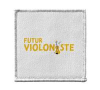 Toppa termoadesiva da indossare 7 x 7 cm, motivo: violinista Heifetz Paganini Violino Musica - Patch da stirare per riparazione o personalizzazione - Borsa jeans stampa in Francia