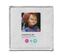 Toppa termoadesiva per abbigliamento 7 x 7 cm - Chucky Social Network Dating Love Horror Movie - Patch da stirare per riparazione o personalizzazione - Borsa jeans stampa in Francia