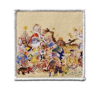 Toppa termoadesiva per abbigliamento, 7 x 7 cm, motivo: Les Contes d'Andersen Arthut Szyk Pittura Art 1894 - Toppa da stirare per riparazione o personalizzazione - Borsa jeans stampa in Francia