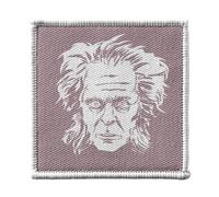 Toppa termoadesiva per abbigliamento, 7 x 7 cm, poster di film/dottor Mabuse/de Fritz Lang, toppa da stirare per riparazione o personalizzazione, maglietta con stampa in Francia