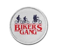 Toppa termoadesiva per abbigliamento rotondo, 7 cm, per bicicletta, serie parodia scienza fiction, toppa da stirare per riparazione o personalizzazione, maglietta con borsa jeans stampata in Francia