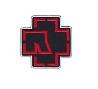 Toppa termoadesiva ricamata con gruppo rock tedesco