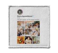 Toppa termoadesiva Vetement 7 x 7 cm - Renoir reti sociali pittura pittore - Patch da stirare per riparazione o personalizzazione - Borsa jeans stampa in Francia