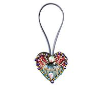Toppe a forma di cuore in cristallo per accessori per indumenti e progetti di miglioramento delle calzature, da cucire su decorazioni in cristallo per abbigliamento