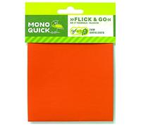 Toppe adesive arancio - Toppe termoadesive Patch Toppa ricamate, misura: 10 x 20 cm