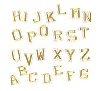 Toppe 'alfabeto, toppe adesive con lettere, toppe ricamate, lettere termoadesive, eleganti adesivi con lettere 'alfabeto per giacche, scarpe, camicie, jeans