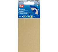 Toppe autoadesive in nylon; dimensioni: 18 x 10 cm Beige