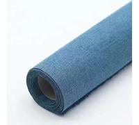 Toppe autoadesive in tessuto di lino fine, kit di riparazione per mobili, sedili auto, vestiti, sedie, divani, kit di riparazione durevole (blu, 50 x 145 cm)