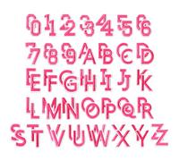 Toppe con lettere autoadesive, 72 pezzi, lettere dalla A alla Z, numeri da 0 a 9, colorate da cucire, toppe ricamate in ciniglia, da cucire, per vestiti, pantaloni, cappelli, borse