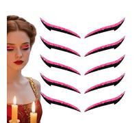 Toppe Decalcomanie Eyeliner Per Donne Decalcomanie Ombretto Adesivo Strisce Lunghe Lunghe Durata 10 Unità Per Incontri Vacanze Viaggi Mamme Eventi