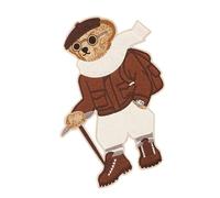 Toppe decorative per vestiti, applique a forma di orsetto per cappello, toppa decorativa ricamata per bambini, applique cucita per abbigliamento