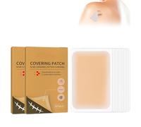 Toppe di Copertura, Cerotti Coprenti Tatuaggi Anti-sudore & waterproof 12 pezzi Adesivi correttori color pelle invisibili - Ultra sottili per coprire cicatrici, tatuaggi e voglie