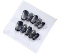 Toppe finte per nail art lunghe e corte fatte a mano (24215, M)