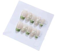 Toppe finte per nail art lunghe e corte fatte a mano (24227, XS)