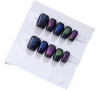 Toppe finte per nail art lunghe e corte fatte a mano (24239, L)