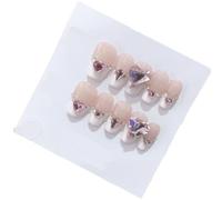 Toppe finte per nail art lunghe e corte fatte a mano (24275, L)