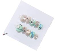 Toppe finte per nail art lunghe e corte fatte a mano (24287, L)