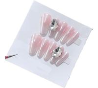 Toppe finte per nail art lunghe e corte fatte a mano (24292, L)