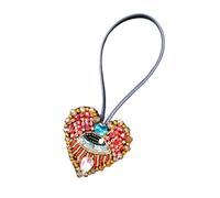 Toppe in tessuto a forma di cuore da cucito con cristalli per personalizzare abiti e accessori abbigliamento strass applique
