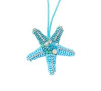 Toppe in tessuto compatto Portachiavi Pesce e Shell Borsa Ornamento Decorazione Sacchetto Regalo Accessori per Amici Vita Marina Tessuto