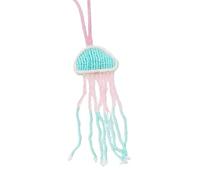 Toppe in tessuto compatto Portachiavi Pesce e Shell Borsa Ornamento Decorazione Sacchetto Regalo Accessori per Amici Vita Marina Tessuto