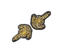 Toppe in tessuto ricamate a mano con perline per le donne eleganti da cucire su applique per personalizzare abiti eleganti decorazioni per indumenti