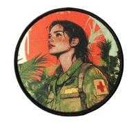 Toppe in velcro, "Carino soldato di sanità" Distintivo tattico militare, divertente toppa da ricamo, toppa morale per abbigliamento tattico, zaino berretto da baseball uniforme