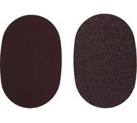 Toppe mini scamosciate termoadesive articolo 34-m scamosciate in microfibra 8,5 x 13 cm bambino senza cucire due pezzi (030 TESTA DI MORO)