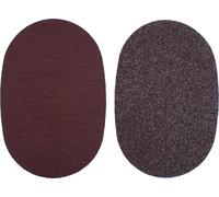 Toppe mini termoadesive Marbet articolo 2-m maglina 8,5 x 13 cm maglina elastica bambino senza cucire due pezzi (030 TESTA MORO)