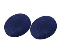 Toppe ovali per gomiti e ginocchia, Toppe ovali for gomito e ginocchio, 4 pezzi, multicolori, termoadesive, for riparazioni, for jeans, abbigliamento in denim(Dark Blue)