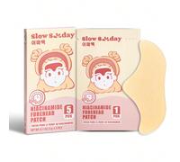 toppe per la fronte alla niacinamide SlowSunday, 5 pezzi, migliora le rughe della fronte, cosmetica coreana, ideale per feste, adatto per l'estate Tagli Unica