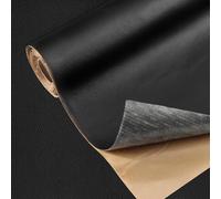 Toppe per Riparazione Autoadesive in Pelle 40x137cm, Ecopelle Adesiva per Divani, Sedili per Auto, Borse, Giacche, Sedili, Nero
