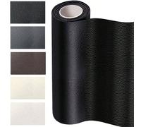Toppe per riparazione in finta pelle, dimensioni 20" x 54", carta da parati adesiva in pelle artificiale, nastro per rivestimenti in pelle per divani, mobili, sedili auto, impermeabile e resistente al