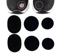 Toppe Per Scarpe Per Fori - Kit Di Riparazione Per Scarpe Con Toppe Per Inserti Per Sneaker Da 6 Pezzi | Toppa Autoadesiva In Rete Atletica, Inserti Antiscivolo Per Protezioni Sul Tallone Della