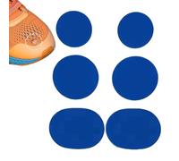 Toppe per scarpe - Toppe di protezione per le dita dei piedi, 6 pezzi di macchie flessibili per scarpe per costumi per bambini cappelli da ballo giacche scarpe da trekking zaini valigia, zaffiro, vedi