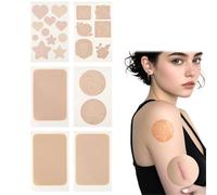 Toppe per tatuaggi, impermeabili, resistenti al sudore, per tatuaggi invisibili, forme miste, tatuaggi temporanei, set di adesivi per cicatrici, segni di nascita, amico della pelle