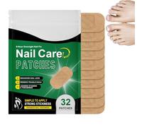 Toppe per trattamento fungine delle unghie, 21 toppe per riparazione unghie fungine per unghie dei piedi, cuscinetti multiuso per la riparazione delle unghie dei piedi, supporta la forza e l'aspetto