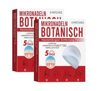 Toppe per viso, invisibili, patch trasparenti ad azione rapida, sottile idrocolloide, copertura della pelle per il viso completo, fronte, mento, naso, corpo, collo, petto (2 pezzi)