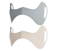 Toppe per viso, toppe per protezione solare per gli occhi, in nylon e spandex, protezione solare per gli occhi, protezione confortevole, traspirante, per la salute della pelle del viso e il