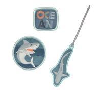 Toppe per zaino Lässig Squalo Glow in the Dark dai 6 anni in su