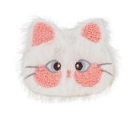 Toppe ricamate a forma di gatto, cane e orso, con pelliccia, per jeans, giacche, borse, vestiti, decorazione o riparazione fai da te (E, grande, 1 pezzo)