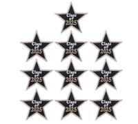 Toppe Ricamate da Cucire 10 Pezzi in Stoffa per Giacche e Cappelli | Festa Scuola Decor, Iron On Applique For Clothing, DIY Patch, Graduate Patches