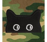 Toppe Ricamate Gattino Nero Toppe Termoadesivi Gatto Termoadesive in Denim Toppe Termoadesive Bambini Toppa Termoadesiva per Tessuti Toppe per Vestiti per Ferro da Stiro o per Cucire