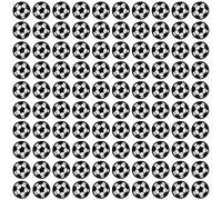 Toppe Ricamate Pallone da Calcio 100 Pezzi, 3cm, Adesivi Tessuto per Abbigliamento e Accessori - Alta Qualità, Facili da Applicare, Ideali per Artigianato e Decorazioni