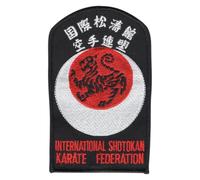 Toppe ricamate per arti marziali per uniformi, accessori - International Shotokan Karate