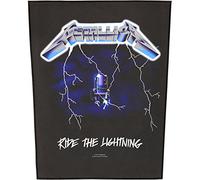 Metallica - ROCKOFF Metallica Ride The Lighting Unisex Toppa nero 95% cotone, 5% poliestere