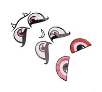 Toppe riflettenti per tosaerba elettrico, 2 pezzi o 3 pezzi, design luminoso per una maggiore visibilità e personalizzazione (3 pezzi)