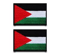 Toppe tattiche militari con chiusura in, 2 pezzi, con bandiera della Palestina, toppa con chiusura in, per giacche, nastri in, zaini, abbigliamento tattico, borse, badge