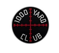 Toppe tattiche per il morale del club che si illuminano al buio, in PVC, da 910 m, da cecchino, stile militare, per zaino all'aperto, 8 cm